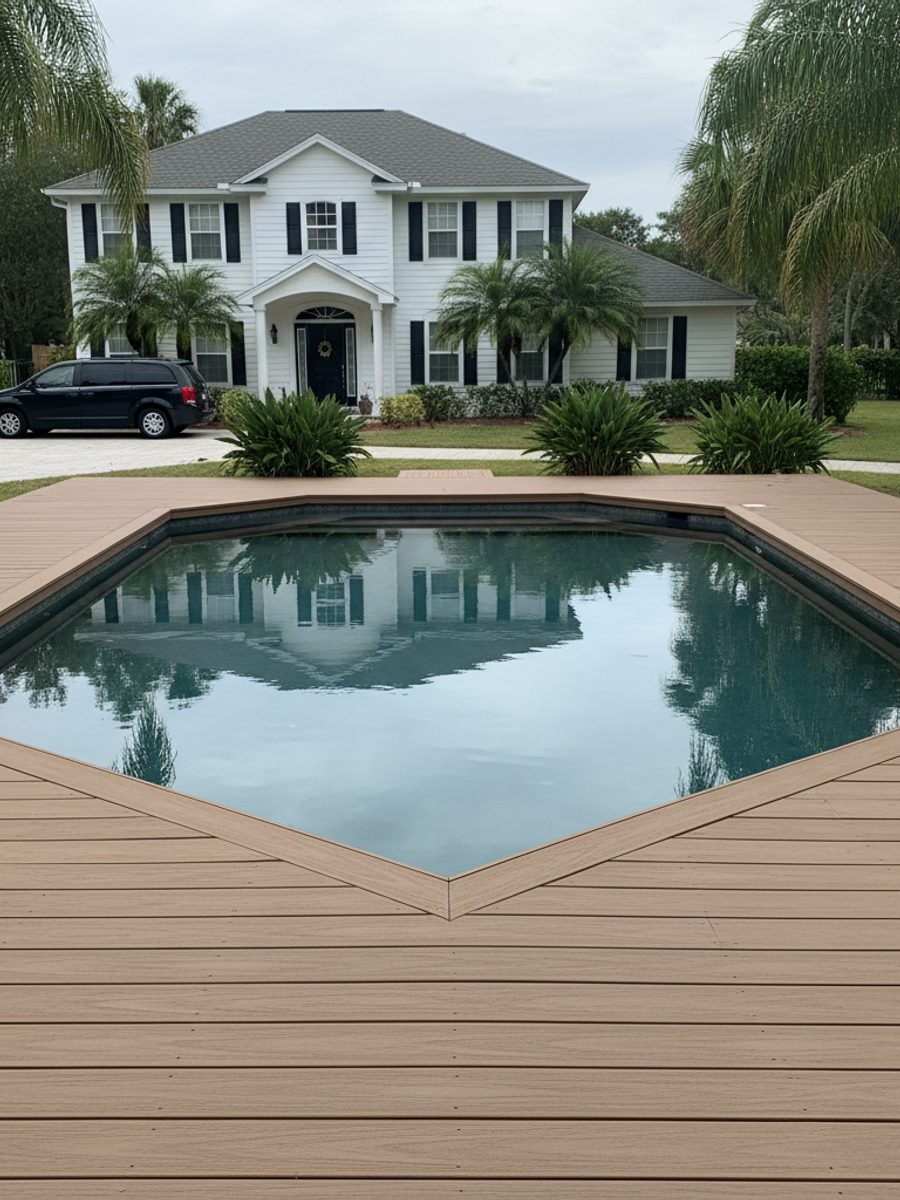 Deck Staining & Sealing completed by Champion Deck Company in Las Cruces, NM