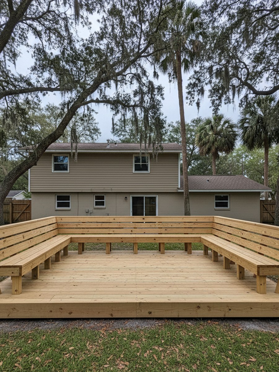 Composite Deck Installation completed by Champion Deck Company in Anthony, NM